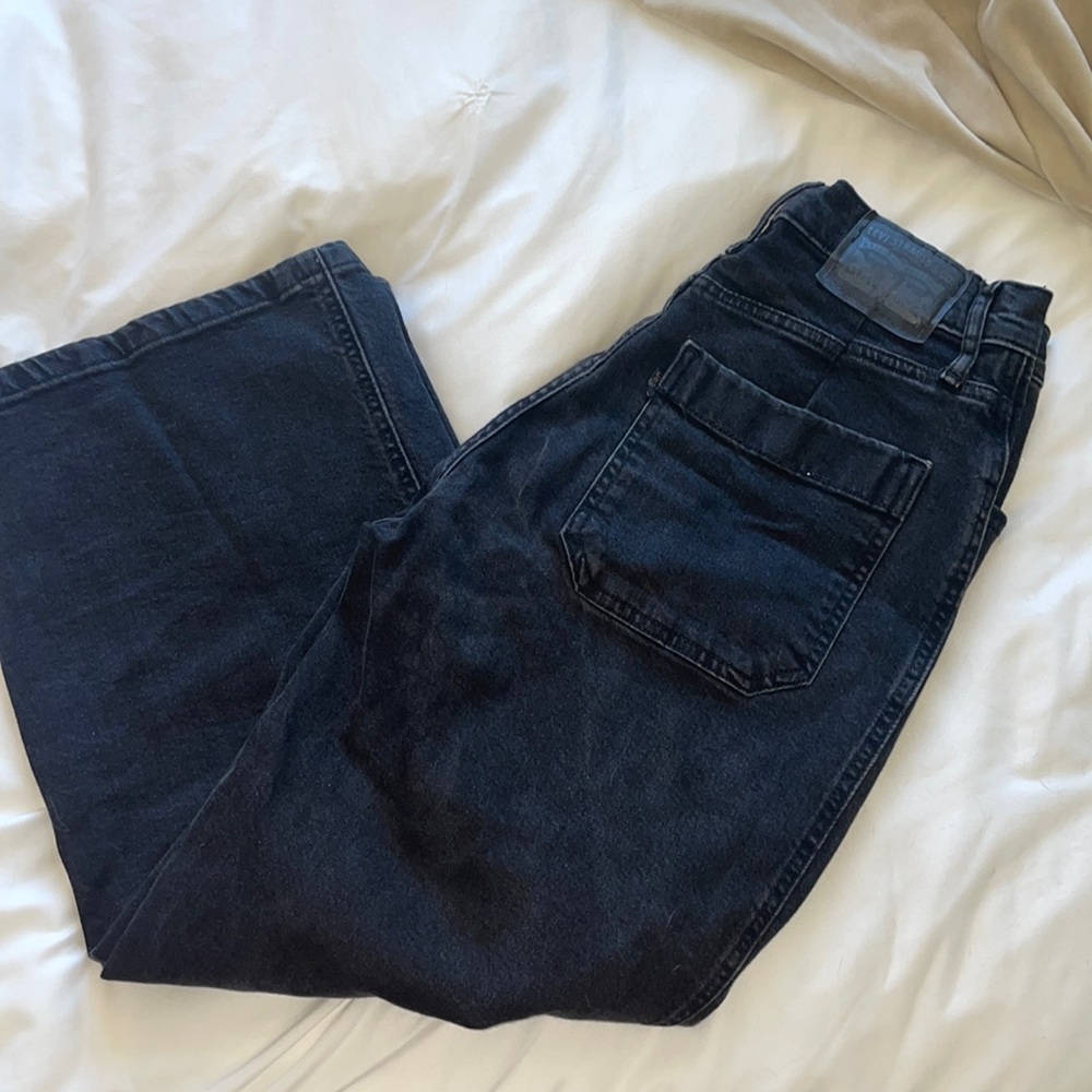 Vintage Levi Cropped Black Pant